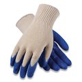 Pip Seamless Knit Cotton/Polyester Gloves, Regular Grade, Large, White/Blue, Pair, 12PK 39-C122/L